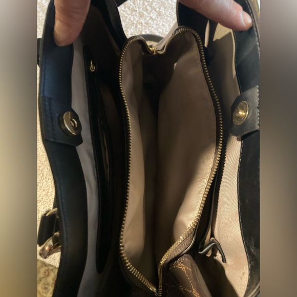 Nine West Brooklyn Jet Set Carryall Satchel NWOT - Picture 5 of 11